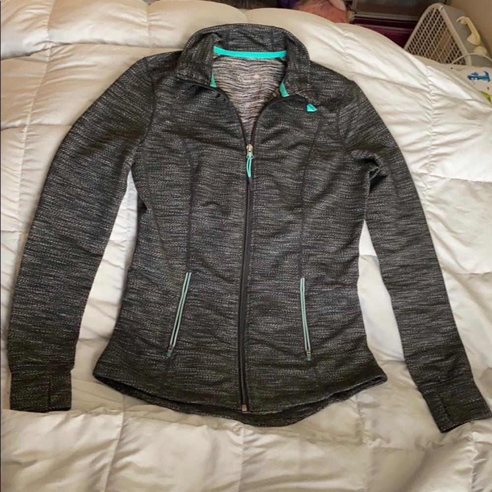 Tangerine active zip up jacket